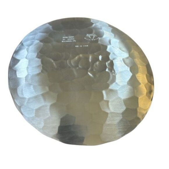 1925 Moreland Limited Edition 7” Hammered Aluminum By Natalie - Picture 4 of 5